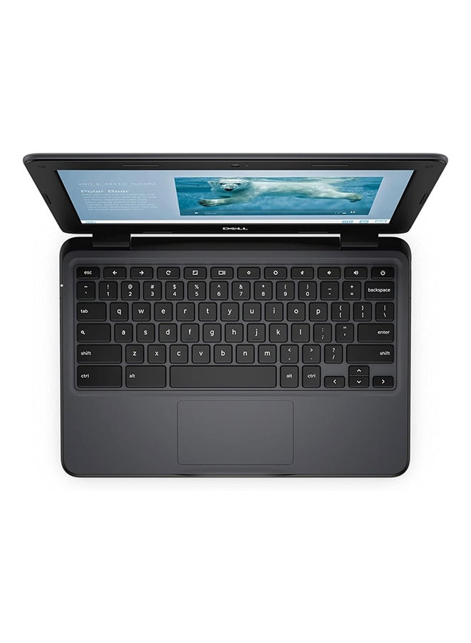 HP Renewed - Chromebook 3100 With 11.6 Inch Display,Celeron N4000/Dual Core/4GB RAM/16GB SSD/Intel HD Graphics/Chrome OS English Black - Image 3