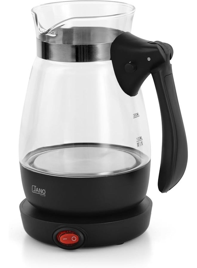 Electric Coffee Machine with a glass carafe and an easy-to-control plastic handle 400 ml 600 W JN03401 Black - pnsku/N70125459V/45/_/1730205238/317e6721-0e7c-4691-9cc3-c0e9160b9d49