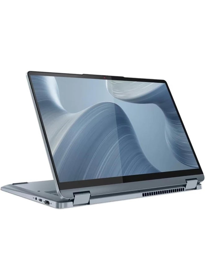Lenovo - Flex 7 14IAU7 Laptop With 14-Inch Display, Core i5-1235U Processor/8GB RAM/512GB SSD/Intel Iris Xe Graphics/Windows 11 Home + Lenovo Digital PEN Included English Stone Blue - Image 1