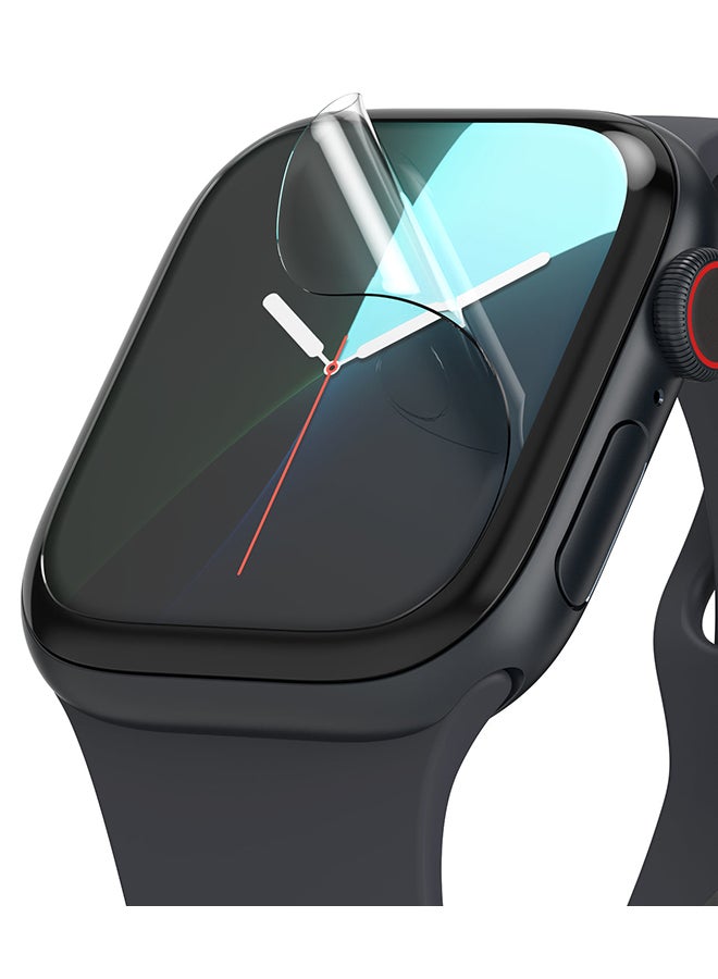 Ringke Dual Easy Film Self Healing Repair Coating For Apple Watch 10 Series Screen Protector (46mm) Premium Full Cover Film- 3 Pack Multicolour - Image 1