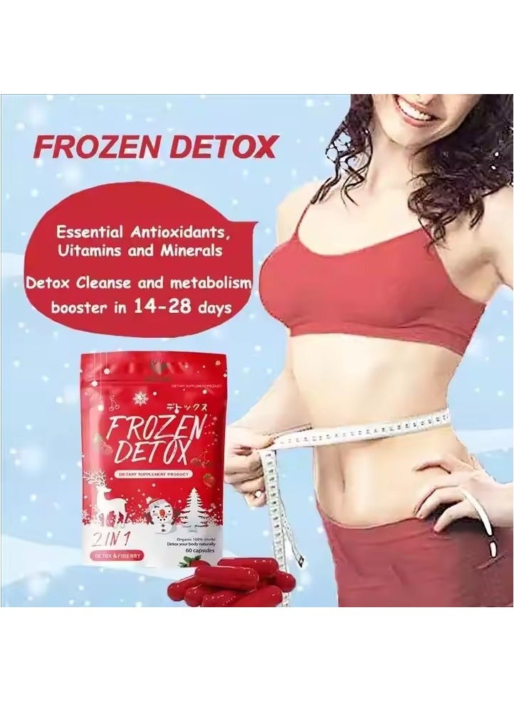 Gluta Frozen Frozen Detox 2-In-1 Detox And Fiberry Dietary Supplement  - Image 5