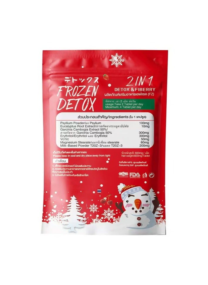 فلوتا فروزين ديتوكس مجمد 2 في 1 مكمل غذائي للديتوكس والألياف - Image 2