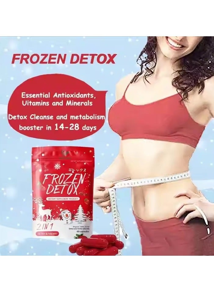 فلوتا فروزين ديتوكس مجمد 2 في 1 مكمل غذائي للديتوكس والألياف - Image 3