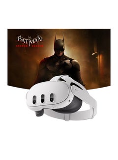 Meta Quest 3 Advanced All-In-One VR Headset 512GB with Batman Arkham Shadow White  - Image 1
