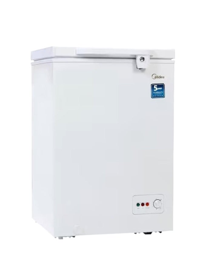 Midea - Single Door Chest Freezer 99 L 295 kW MDRC151SLE01 white - Image 1