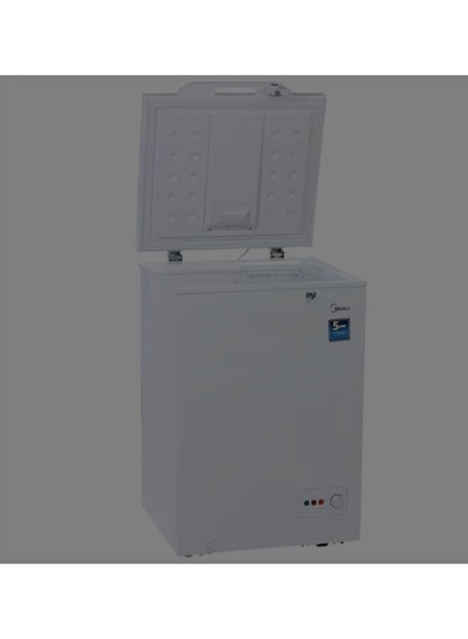 Midea - Single Door Chest Freezer 99 L 295 kW MDRC151SLE01 white - Image 1