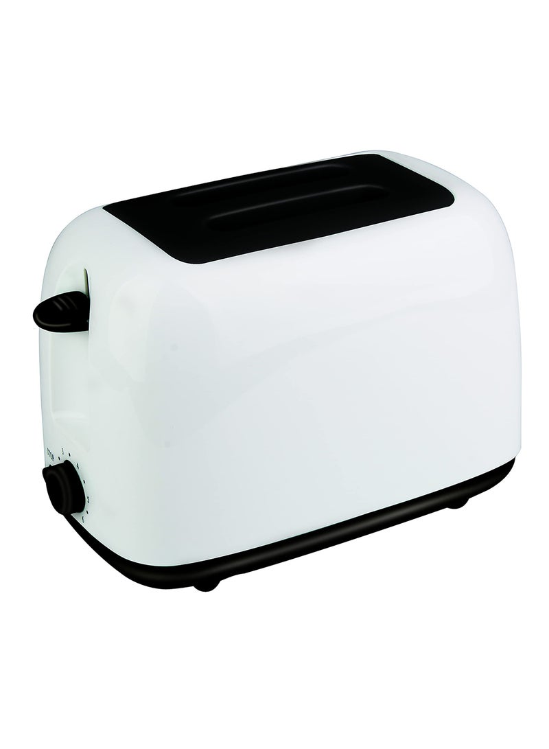 KHIND Bread Toaster - 2 Slice Toaster with 6 Browning Settings, Removable Crumb Tray, Anti-Dust Cover - Sleek Design, 750W Power - Perfect for Breakfast, 1 Year Warranty 750 W BT808 White/Black  - Image 2