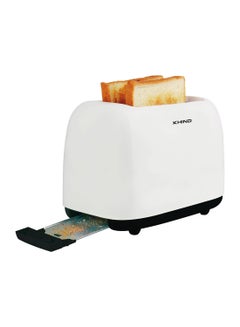 KHIND Bread Toaster - 2 Slice Toaster with 6 Browning Settings, Removable Crumb Tray, Anti-Dust Cover - Sleek Design, 750W Power - Perfect for Breakfast, 1 Year Warranty 750 W BT808 White/Black  - Image 4