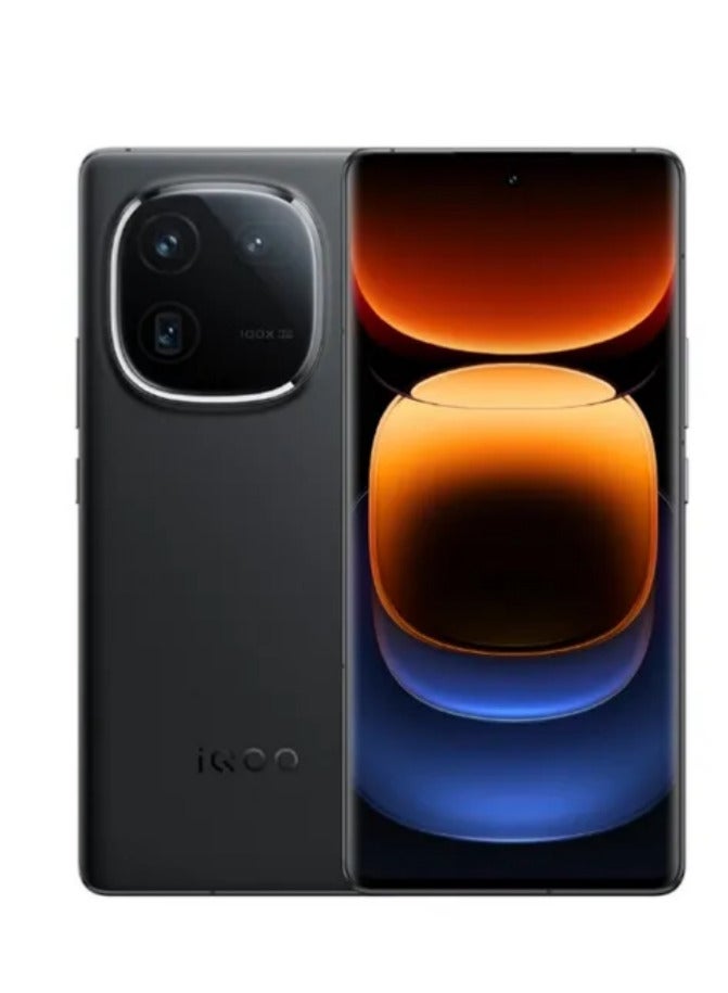 iQOO - 12 Pro 16GB+256GB Snapdragon 8 Gen 3 Dual SIM 6.78″2K Curved Screen 144Hz Play Store 120W Fast Charging 50MP Triple Camera 5100mAh OTA, Black Chinese Version - Image 1