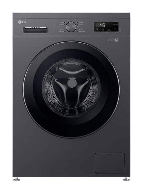 8kg Front Load Washing Machine with Steam Technology & Smart Diagnosis,with 6 Motion Inverter Direct Drive F2Y1TYP6J Black