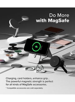 Ringke Fusion-X Magnetic Case For iPhone 16 Pro Max Case Cover Strong Magnet Anti-Fingerprint Rugged Shockproof Protective Phone Cover - Black  - Image 4