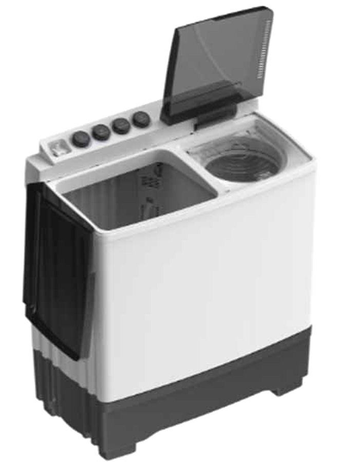 Midea - Semi Automatic Top Load Washing Machine 9 kg MT100W90W-GCC White - Image 1