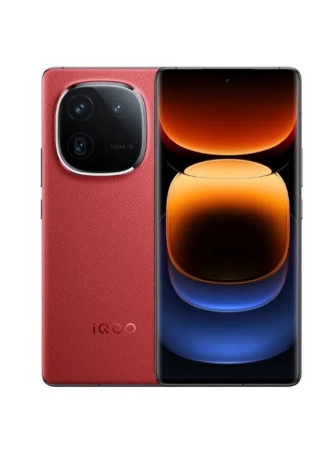 iQOO 12 Pro 16GB+512GB Snapdragon 8 Gen 3 Dual SIM 6.78″2K Curved Screen 144Hz Play Store 120W Fast Charging 50MP Triple Camera 5100mAh OTA, Red Chinese Version  - Image 1