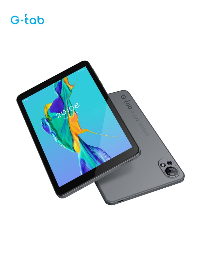 G-Tab T8 Tablet/8.0 Inches/T310 2.0GHz Processor/4 GB RAM/Expandable 4GB RAM /IPS 80081280 Resolution/5000 mAH Battery/128 GB ROM/Androud 14/ Single SIM/2MP  front + 5 MP Rear Camera - Image 3