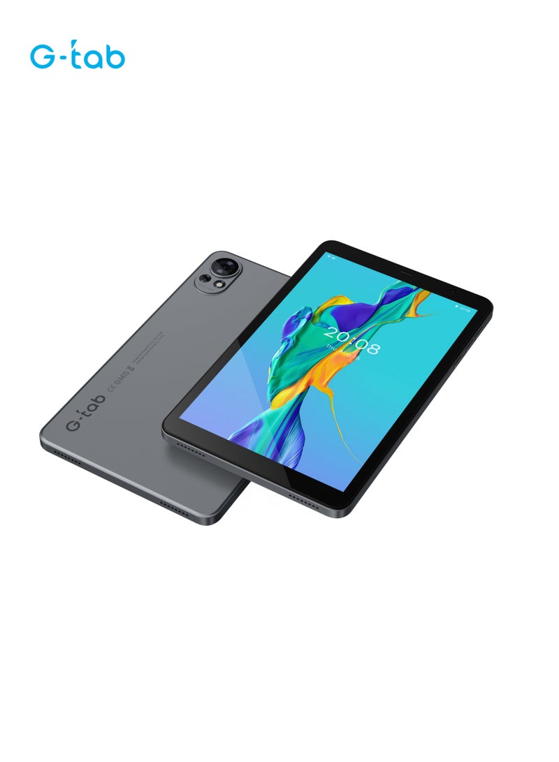 G-Tab T8 Tablet/8.0 Inches/T310 2.0GHz Processor/4 GB RAM/Expandable 4GB RAM /IPS 80081280 Resolution/5000 mAH Battery/128 GB ROM/Androud 14/ Single SIM/2MP  front + 5 MP Rear Camera - Image 4