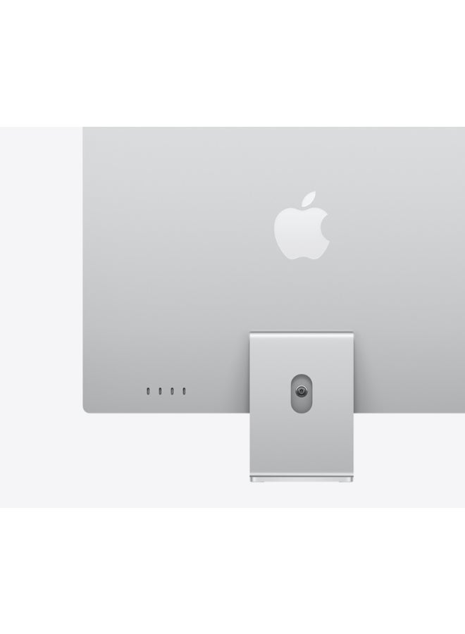 Apple - 24-inch iMac MCR24 with Retina 4.5K Display, M4 Chip 10-Core CPU 10-Core GPU Processor/24GB RAM/512GB SSD/macOS English Silver - Image 1