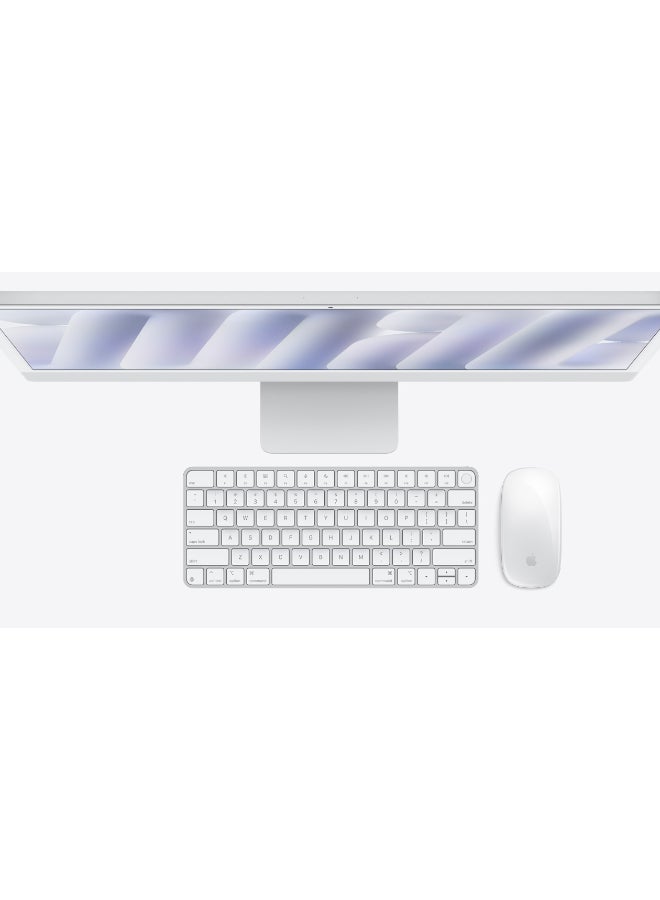 Apple - 24-inch iMac MCR24 with Retina 4.5K Display, M4 Chip 10-Core CPU 10-Core GPU Processor/24GB RAM/512GB SSD/macOS English Silver - Image 1