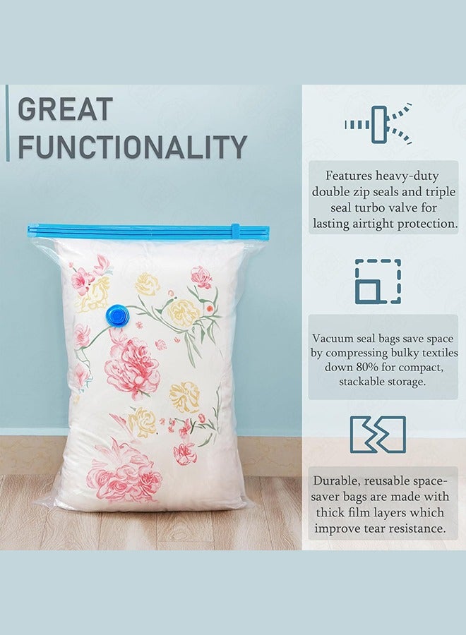 Home Care Vacuum Compression Six Zipper Storage Bags with Hand Pump, Travel and Home Packing Organizers Transparent - pnsku/N70125626V/45/_/1730203014/20f0dce6-9cfb-4d10-92bc-e37f47080664