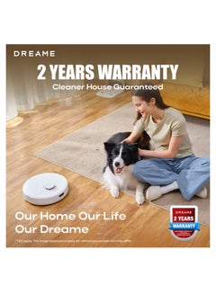 Dreame Dreame L10 Pro 2-in-1 Robot Vacuum Cleaner And Mop, Lidar Robotic Vacuum With Superb Navigation And High Precision 3D, 4-Stage Cleaning, Multi-Level Mapping With 2 Year Warranty 46 W RLS5L-W WHITE  - Image 2