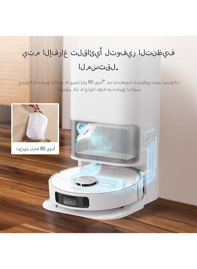 L10s Ultra Robot Vacuum Cleaner and Mop with Self-Cleaning Station (Automatic Dust Collection, Mops Cleaning) 3D Obstacle Detection, 210m Suction 5300Pa, WiFi/APP/Alexa, 3.5 L 75 W RLS6LADC White - pnsku/N70125642V/45/_/1739960339/beb56754-4612-489b-9664-becb3a3a11d8