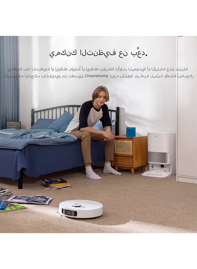 Dreame - L10s Ultra Robot Vacuum Cleaner and Mop with Self-Cleaning Station (Automatic Dust Collection, Mops Cleaning) 3D Obstacle Detection, 210m Suction 5300Pa, WiFi/APP/Alexa, 3.5 L 75 W L10S ULTRA White - Image 1