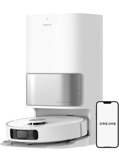 Dreame L10s Ultra Robot Vacuum Cleaner and Mop with Self-Cleaning Station (Automatic Dust Collection, Mops Cleaning) 3D Obstacle Detection, 210m Suction 5300Pa, WiFi/APP/Alexa, 3.5 L 75 W L10S ULTRA White  - Image 1