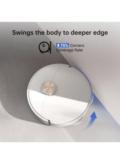 Dreame L10s Ultra Robot Vacuum Cleaner and Mop with Self-Cleaning Station (Automatic Dust Collection, Mops Cleaning) 3D Obstacle Detection, 210m Suction 5300Pa, WiFi/APP/Alexa, 3.5 L 75 W L10S ULTRA White  - Image 2