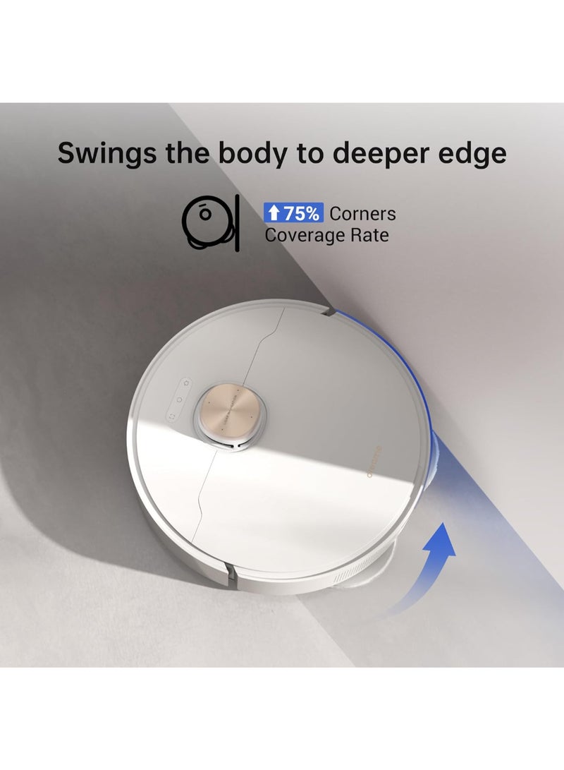 Dreame - L10s Ultra Robot Vacuum Cleaner and Mop with Self-Cleaning Station (Automatic Dust Collection, Mops Cleaning) 3D Obstacle Detection, 210m Suction 5300Pa, WiFi/APP/Alexa, 3.5 L 75 W L10S ULTRA White - Image 1