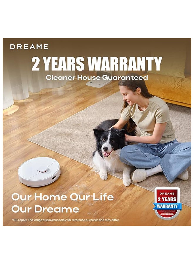 Dreame - F9 Pro Vacuum Cleaner Robot and Mop 2-in-1, LiDAR Navigation, 150 min Runtime, Vacuum Cleaner and Mop Robot, 2500Pa Suction Power, Mapping for Multiple Floors, WiFi/App/Alexa, 2 Year Warranty 0.59 L 40 W F9 PRO White - Image 1