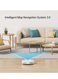 Dreame Dreame F9 Robot Vacuum Cleaner with Mop 2500Pa, 5200mAh Battery, Sweep and Mop 2-in-1, 150min Runtime, Advanced mapping, Compatible with Alexa, App/WIFI 46 W RVS5-WHO White  - Image 5