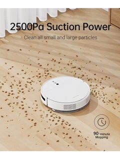 Dreame Dreame F9 Robot Vacuum Cleaner with Mop 2500Pa, 5200mAh Battery, Sweep and Mop 2-in-1, 150min Runtime, Advanced mapping, Compatible with Alexa, App/WIFI 46 W RVS5-WHO White  - Image 3