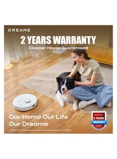 Dreame Dreame L10 Pro Robot Vacuum Cleaner 2 in 1, Rotating Mop, 3D Obstacle Detection, Multi-Level Mapping, Powerful Suction 5300Pa Hard Floor Mat, Pet Hair, WiFi/APP/Alexa, Black 46 W RLS5L-B BLACK  - Image 2