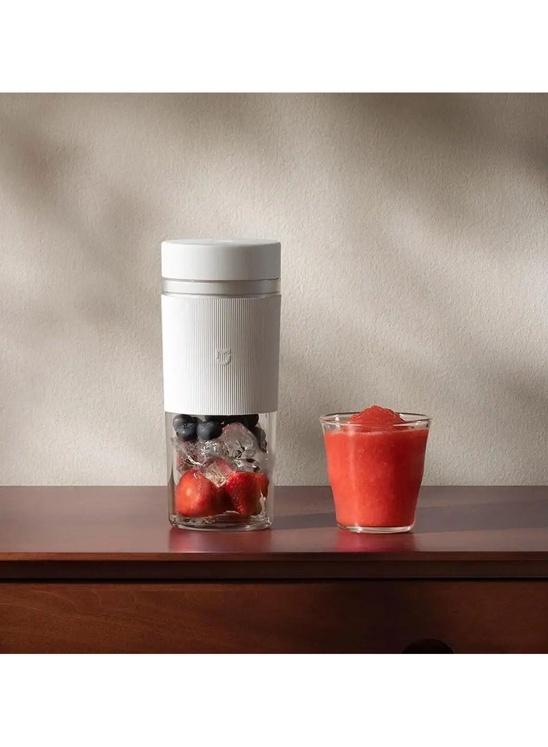 Xiaomi Mijia Mini Portable Blender Electric Fruit Juicer Machine Orange Juicer Mixer Food Processor Juice Maker Home 300 ml 45 W MZJZB02PL White  - Image 4