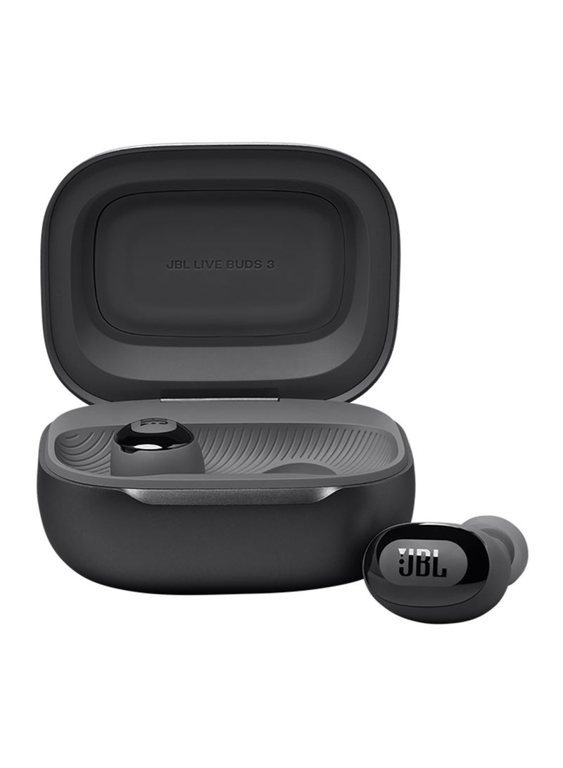 Live Buds 3 True Wireless Noise Cancelling Bud-Type Earbuds With Smart Charging Case Black
