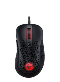 GameSir GM500 Ultralight Ergonomic Wired Gaming Mouse 12000 DPI PWM3360 Sensor with Strong Skeleton Design, 3 Types LED Effects with Windows PC (Windows 7 or later)/macOS Black  - Image 1