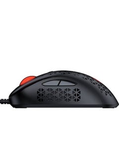 GameSir GM500 Ultralight Ergonomic Wired Gaming Mouse 12000 DPI PWM3360 Sensor with Strong Skeleton Design, 3 Types LED Effects with Windows PC (Windows 7 or later)/macOS Black  - Image 3