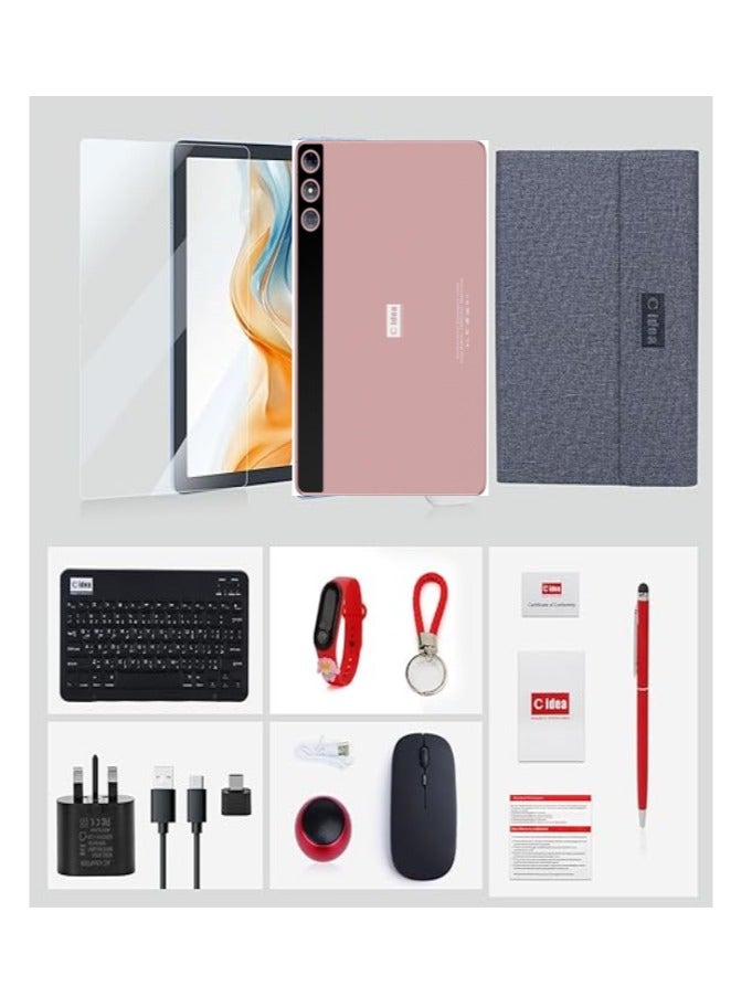 C idea 10.1-Inch Smart Android Tablet PC Dual Sim 5G LTE Network WiFi Wireless Keyboard/Mouse/Protective Cover Zoom/TikTok Supported  - Image 5