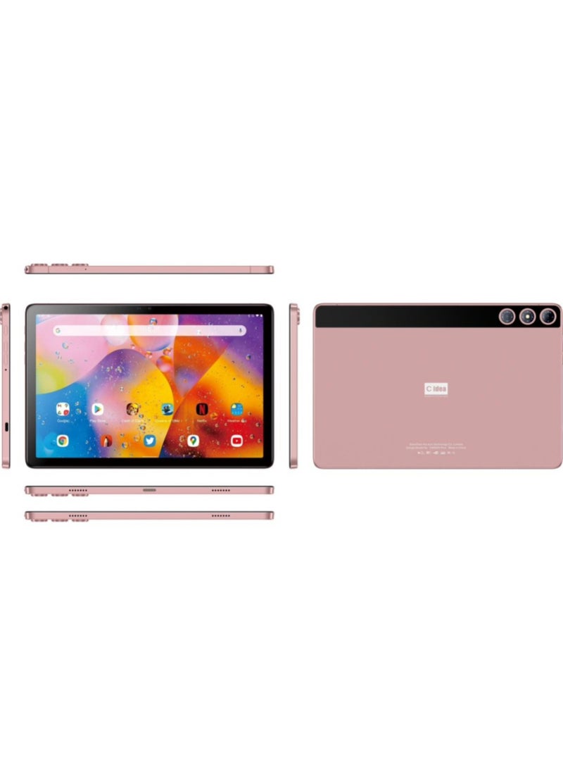 C idea 10.1-Inch Smart Android Tablet PC Dual Sim 5G LTE Network WiFi Wireless Keyboard/Mouse/Protective Cover Zoom/TikTok Supported  - Image 4