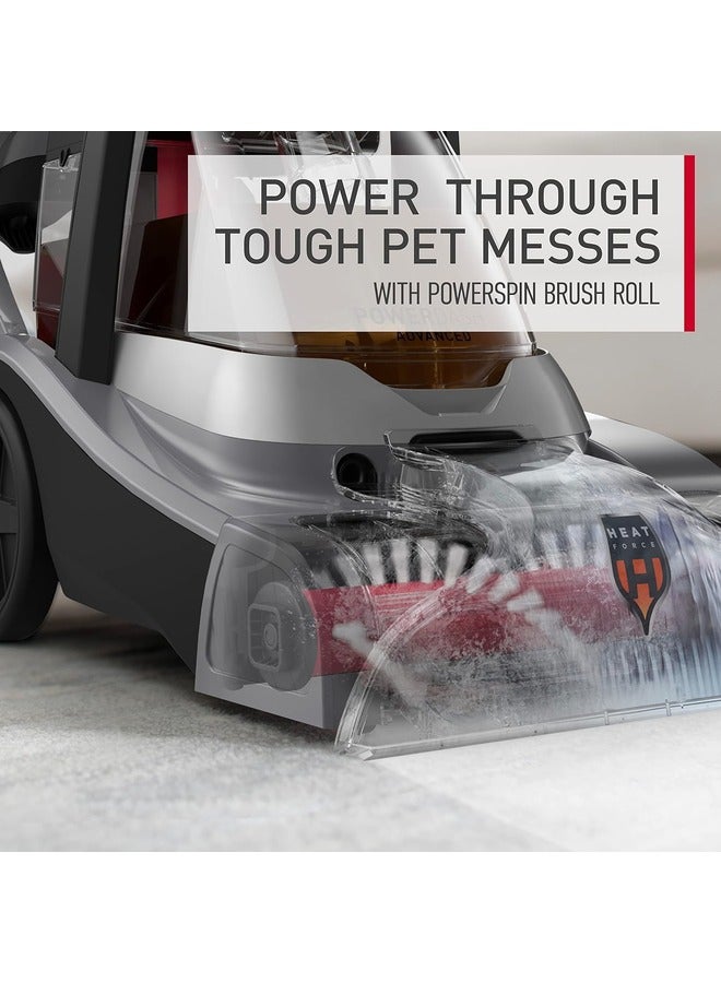 HOOVER - Hoover Vacuum, Upright, 2.8 Liter, 800 W CDCW-PDME Gray/Black/Red - Image 1