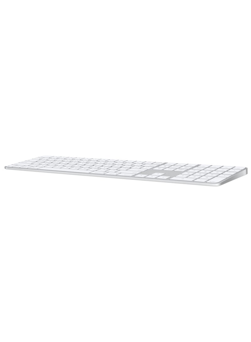 Magic Keyboard With Touch ID And Numeric Keypad For Mac Models With Apple silicon (USB-C Port)- US English(2024)-Official Apple Stock White - pnsku/N70125731V/45/_/1732516754/a66a1d91-b4ec-4cc6-a846-eeda699318cf