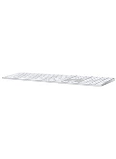 Apple Magic Keyboard With Touch ID And Numeric Keypad For Mac Models With Apple silicon (USB-C Port)- US English(2024)-Official Apple Stock White  - Image 4