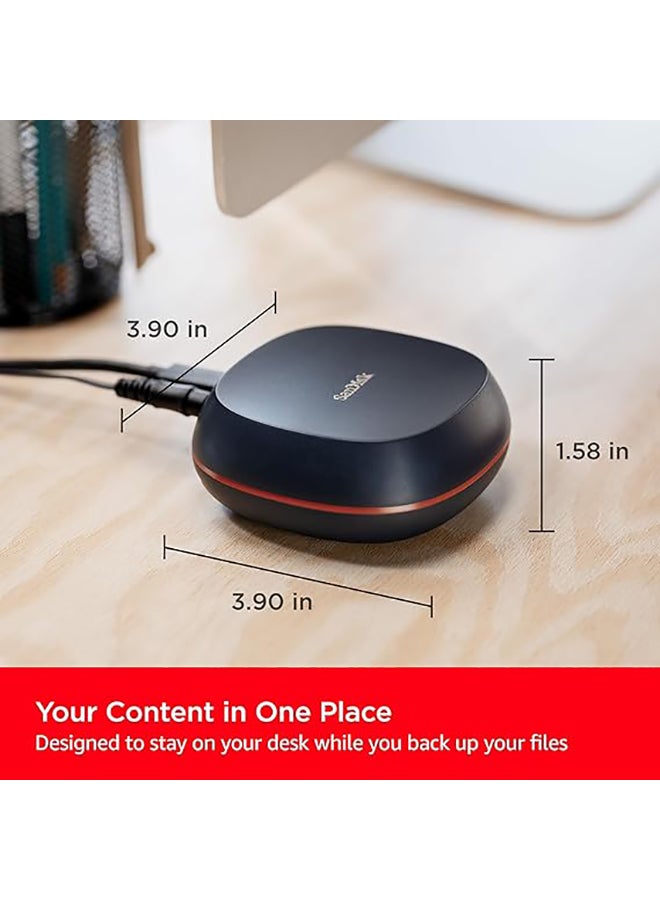 sandisk 8TB Desk Drive – Desktop External SSD, Up to 1000MB/s, USB -C, USB 3.2 Gen 2 Solid State Drive - SDSSDT40-8T00-NA25 8 TB - Image 3