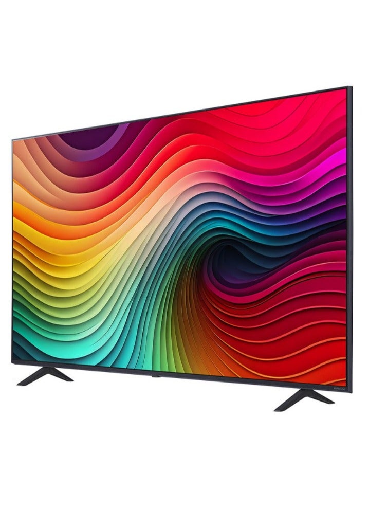 LG - Smart TV 50 Inch Nano Cell 4K AI Magic remote HDR10 web OS 24 Refresh Rate 60Hz Native 50NANO80T6A 50NANO80T6A Black - Image 1