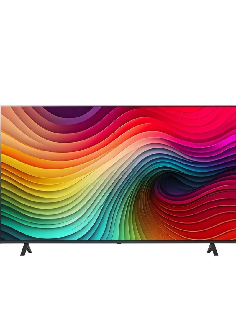LG - Smart TV 50 Inch Nano Cell 4K AI Magic remote HDR10 web OS 24 Refresh Rate 60Hz Native 50NANO80T6A 50NANO80T6A Black - Image 1