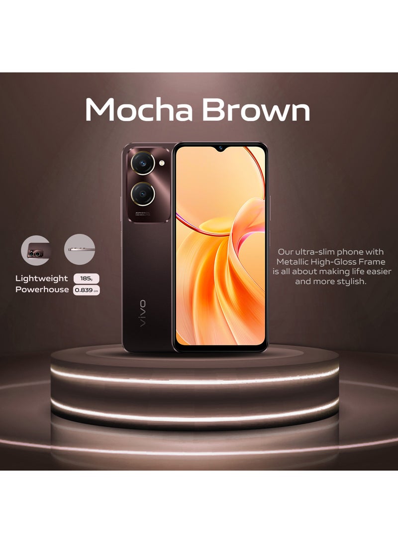Y28s 5G Dual SIM Mocha Brown 6GB RAM 128GB - Middle East Version