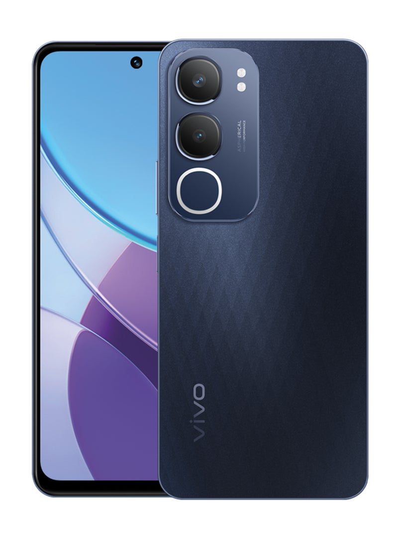 vivo Y19s 4G Dual SIM Glossy Black 6GB RAM 128GB With Gifts Diary And Bottle - Middle East Version  - Image 4