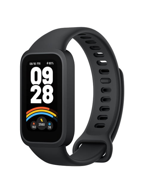 Smart Band 9 Active – Black | Fitness Tracker with AMOLED Display & Health Monitoring Black