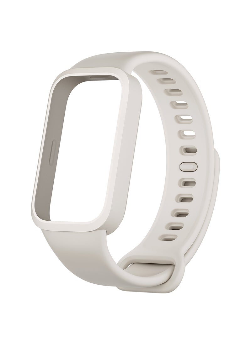 Xiaomi - Smart Band 9 Active – Beige White | Fitness Tracker with AMOLED Display & Health Monitoring Beige White - Image 1