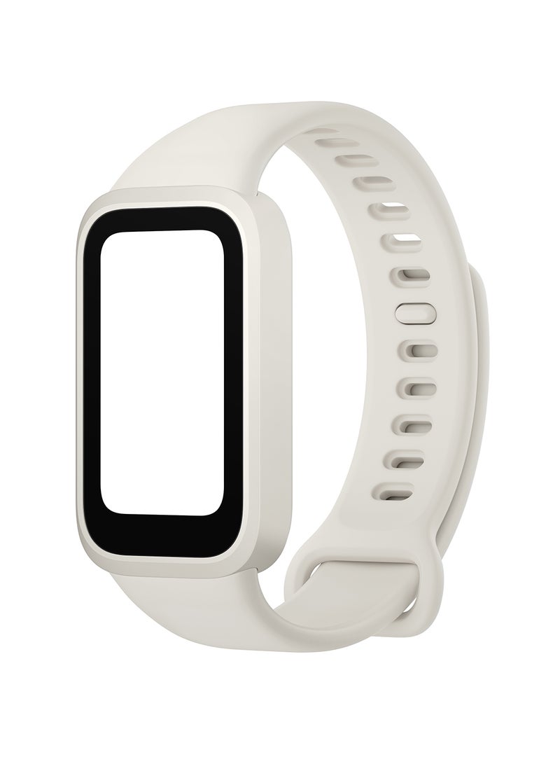 Xiaomi - Smart Band 9 Active – Beige White | Fitness Tracker with AMOLED Display & Health Monitoring Beige White - Image 1