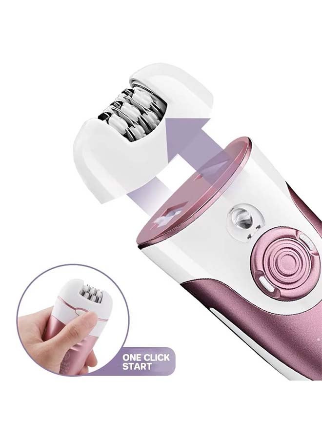 Kemei 4-in-1 Beauty Tools Kit For Women – Body And Facial Epilators, Shaver, Callus Remover | Cordless, Rechargeable, Smooth Finish Hair Removal - Image 3
